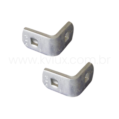 Cantoneira Reta para Braço C - Rede Compacta | KVLUX Distribuidor de Fábrica