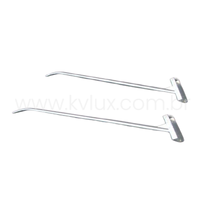 Braço para Luminária Pública Galvanizado Curvo | KVLUX Distribuidor de Fábrica