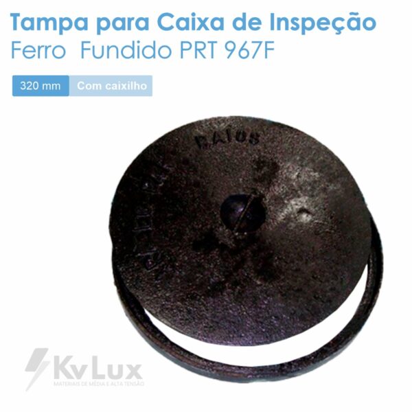 Tampa p/ Caixa de Inspeção Ferro Fundido